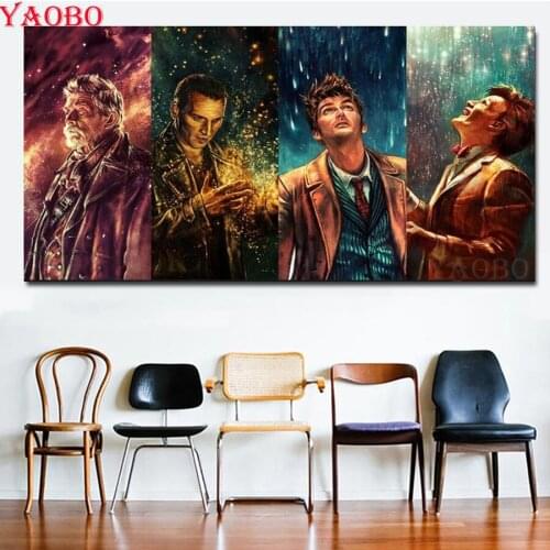 3D Full Square Diamond Embroidery Doctor Who Television Series Cross Stitch Resin Large Diy Diamond Painting 5d art home Decor