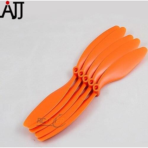 5PCS RCTIMER EP6050 6x5'' EP7060 7x6'' EP8043 8x4.3'' EP8060 8x6'' Airplane Slowflyer Propellers Orange