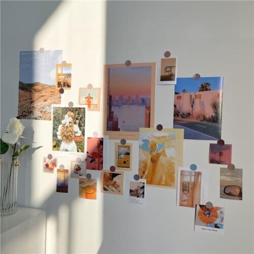 Ins Setting Sun Beautiful Scenery Decorative Poster Paper Girl Room Home Decor Background Diy Wall Sticker Photo Props 20 Sheets