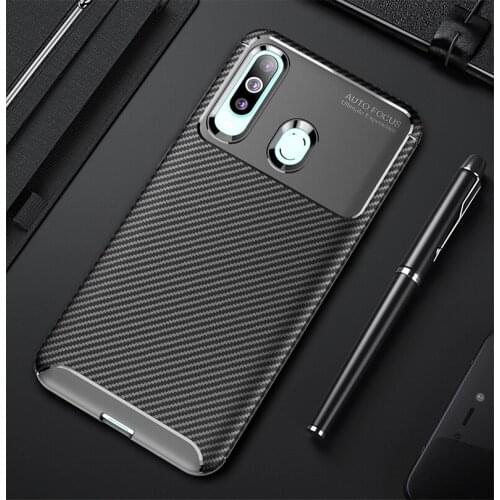 For Galaxy A10 A20 A30 A40 A50 A60 A70 M10 M20 M30 Carbon Fiber Matte Anti-knock Soft Silicone Back Cover Shockproof Shell Case