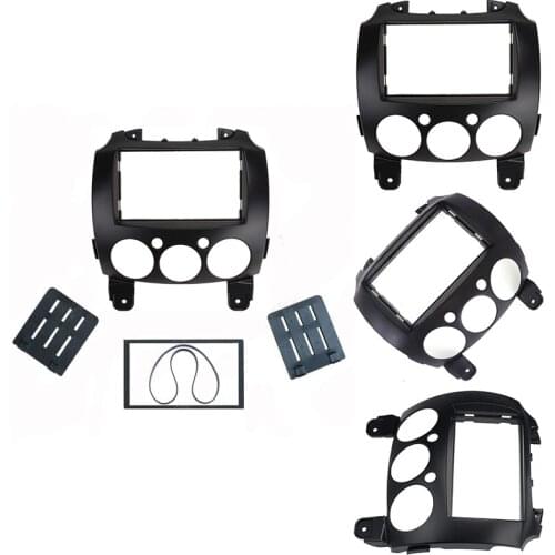 DVD Frame Audio Fitting Adaptor Dash Trim Facia Panel Stereo Radio Dash Trim for Mazda 2 2010 Demio 2007