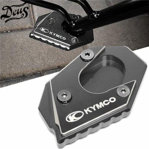Flash Deals Motorcycle CNC Side Stand Enlarger Plate Kickstand Enlarge Extension For KYMCO Xciting 250 Xciting 300 Xciting 400