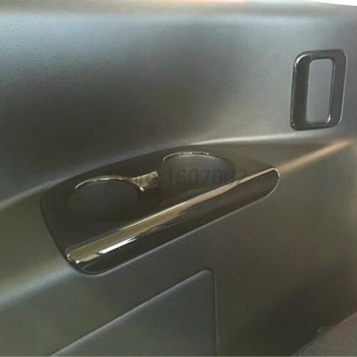 For NISSAN SERENA Suzuki Landy C27 2016 2017 ABS chrome rear tail seat second row water cup holder trim car auto cover styling