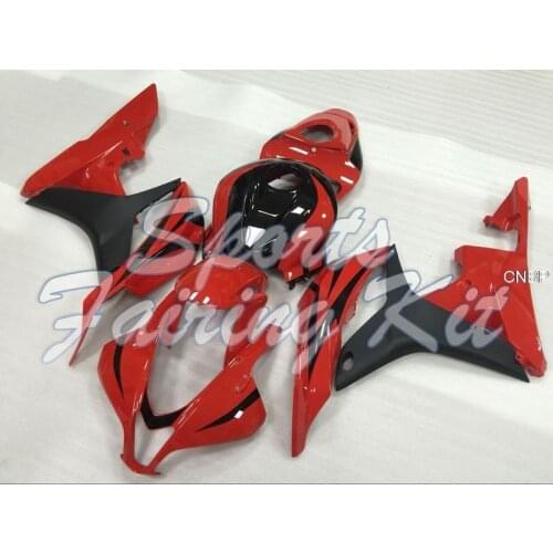 Body Kits for CBR600 RR 2007 - 2008 Red Black Fairing CBR600 RR 2008 Motorcycle Fairing CBR 600 RR 07