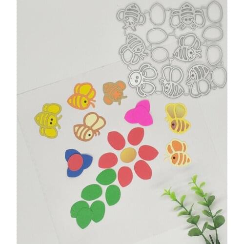 Metal Cutting Dies Layered Bees Honeycomb For DIY Scrapbooking Crafts Embossing Paper Cards Making New Arrival Cut Dies For