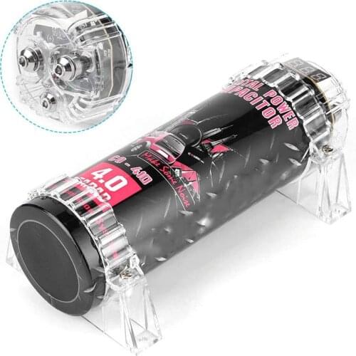 Car Modification 4.0 Farad Capacitor Audio Digital Power Modified Automobile Parts Automatic Recovery Durable Audio Capacitor