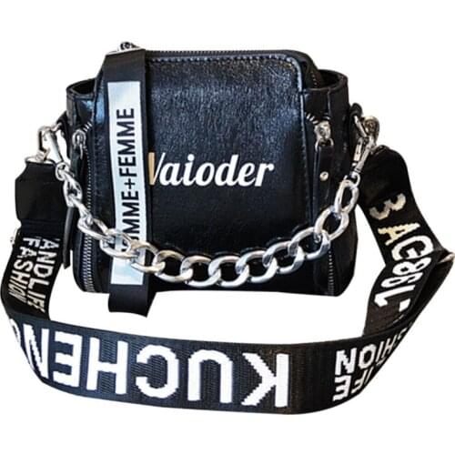 Fashion Bags For Women Crossbody Bag Shoulder Pack Bag Purse Handbags Chain Letter Wide Shoulder Strap Designe Small Bags Party