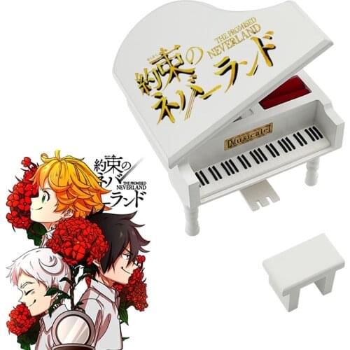 Piano wind up music box Anime Song The Promised Neverland Isabellas Lullaby Music Box Mechanism Valentines Day Birthday Gift