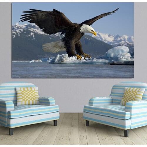 5D DIY Diamond Painting Eagle Full Drill Cross Stitch Kits Animal Mosaic Rhinestone Picture Embroidery Living Room Home Decor