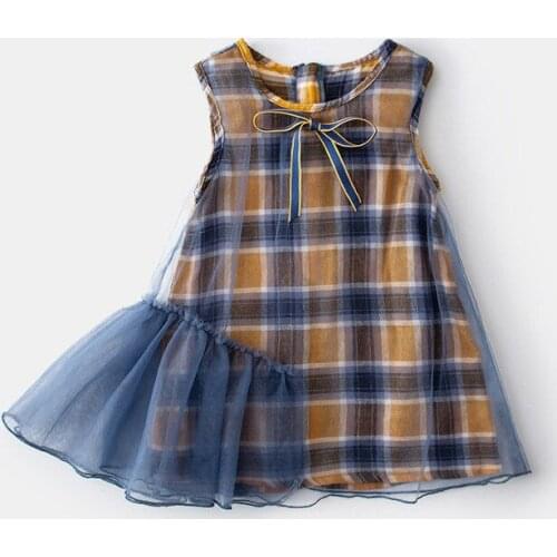 Girls dress summer dress new Korean version of the childrens vest skirt baby yang gas net red fairy skirt