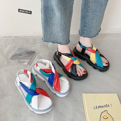 Fashion Colorful Womens Platform Sandals Casual Sandals For Women Ladies Comfortable Sandals Woman Summer сандалии женские 2021