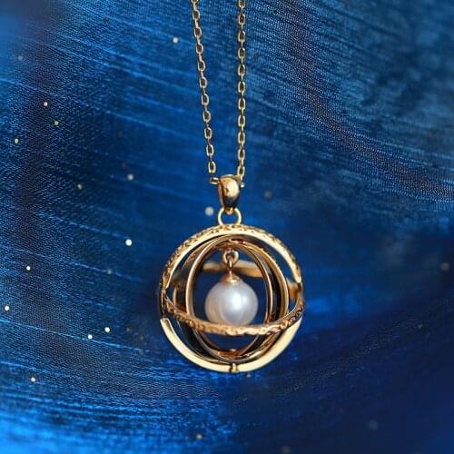 Twins Shell Pearl Necklaces For Women