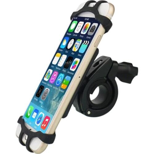 Universal Bicycle Mobile Phone Holder Silicone Motorcycle Bike Handlebar Stand Mount Bracket Mount For iPhone Samsung Xiaomi