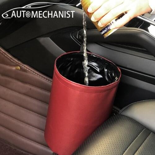 WaterProof Car Garbage Bag Bin Leak Proof Trash Bag For Car Stowing Tidying Storage Organizers Auto Storage Accessories