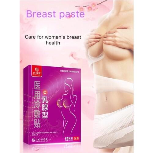 12/24Pcs Breast Pain Relief Patch Hyperplasia Chornic Mastitis Medical Plaster For Anti Breast Cancer Swelling Pain Reast