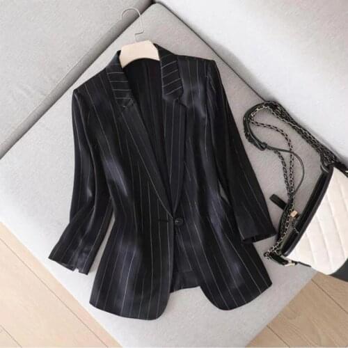 2021 new suit coat womens casual small suit thin fashion sunscreen suit