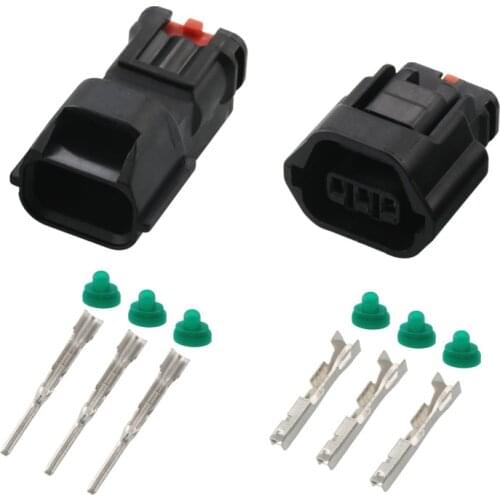 3 Pin 7283-8730-30 7182-8730-30 Wire Connectors EVO Mivec Cam Sensor Speed Sensor For Mitsubishi Nissan Qashqai