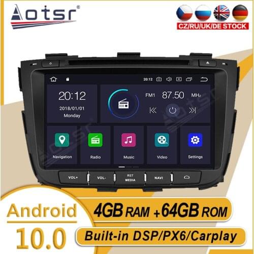 64G For Kia Sorento 2013 2014 2015 2016 2017 2018 Car Stereo Multimedia Player Android Navi Radio Recorder Carplay PX6 Head Unit