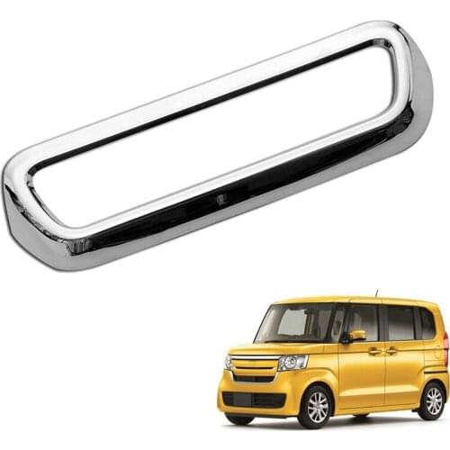 Car Chrome Interior Console Air Condition Adjust Panel Cover Trim for Honda Nbox N-Box JF3/4 2017
