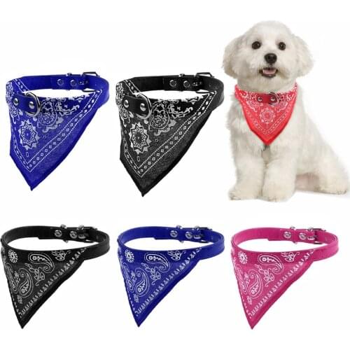 2019 New Neck Scarf Bandana Collar Neckerchief Adjustable Pet Dog Puppy Cat Pet Supplies