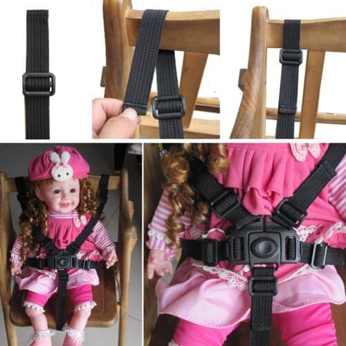 Baby Universal 5 Point Harness High Chair Safe Belt Buggy Belts Pram For Stroller Children Kid Pushchair D5J4