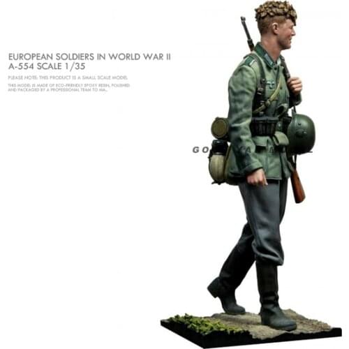 1/35 Resin soldier model kits DIY self-assembled A-554