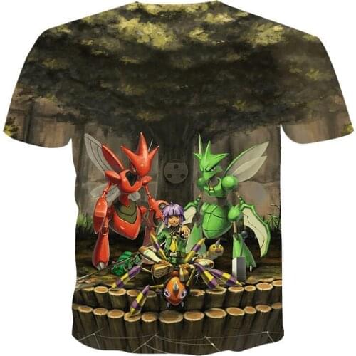 2020 New 3d T -Shirt 3d Animation Leisure Summer Cool T -Shirt Printing 3d Printing Quick Drying T -Shirt