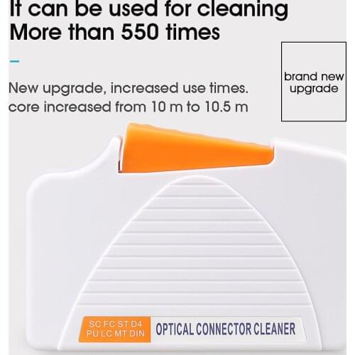 Fiber optic cleaner, The ceramic ferrule end interface can be replaced with a core cleaner, Fiber cleaning box