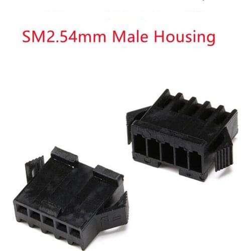 SM2.54mm Connector Male/Female Plug Plastic Shell Housing 2/3/4/5/6/7/8/9/10P