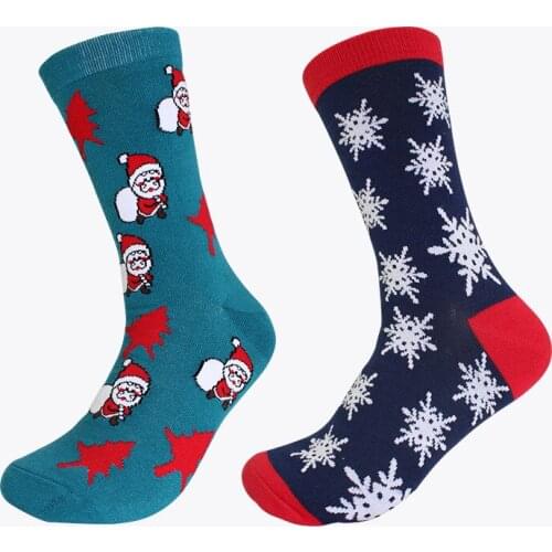 Christmas Socks Women Casual Cartoon Christmas Gift Happy Sock Cycling Socks Funny Socks For Girls New Year Gifts Calcetines Sox