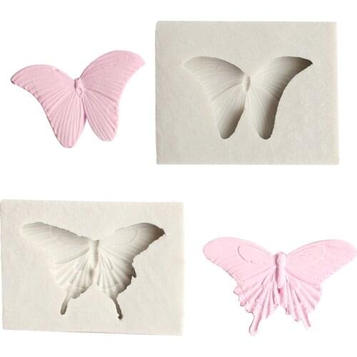 Two Style Sugarcraft Butterfly Silicone molds fondant mold cake decorating tools chocolate moulds wedding decoration mould
