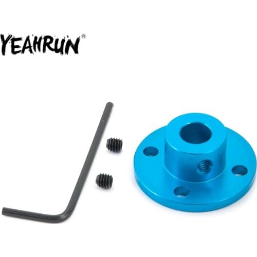 YEAHRUN 8mm Rigid Flange Coupling Motor Guide Shaft Coupler Motor Connector for RC Boat Aluminum Alloy Upgrade Parts