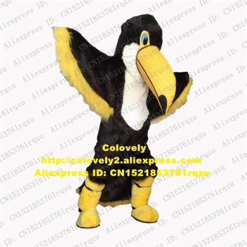 Toco Toucan Hornbill Pelican Bird Mascot Costume Adult Cartoon Character Outfit Supermarket Professional Stage Magic zz7981