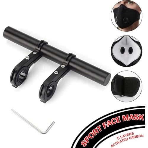 Bike Handlebar Extender Stem Extension Aluminum Mount Holder Bracket Space Saver for Bicycle Speedometer Flashlight Lamp Phone