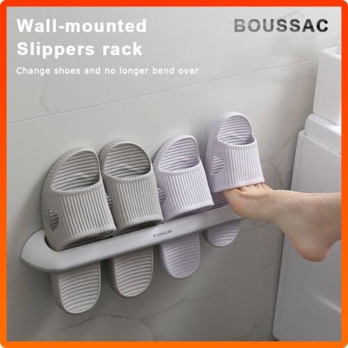 Bathroom Products Home Organizer Slipper Shower Corner Rack Free Collocation Housekeeper on Wall Wall-mounted AllLengths Shelves