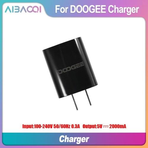 AiBaoQi Brand New Charging Head US Charger Adapter For Doogee Y6 Max/Y7 PLUS/S55/Mix 2/S40/S90/S30/F7/Y6 Piano Phone