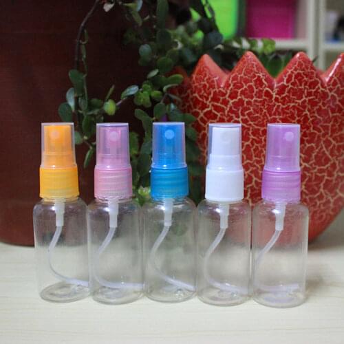 1pcs 30/50/75/100ml Transparent Spray Bottles Travel Plastic Perfume Atomizer Mini Refillable Bottle Empty Cosmetic Containers