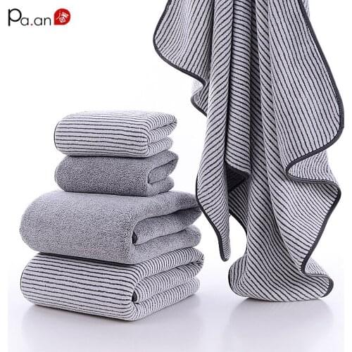 14*30 Inches Bamboo Charcoal Fiber Towel 70*140cm Coral Fleece Bath Towel Super Soft Highly Absorbent Spa & Hotel Quality Towels