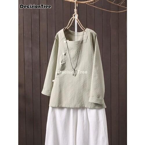 2021 woman qipao tops chinese traditional cheongsam top vintage traditional chinese clothing for women cheongsam blouse