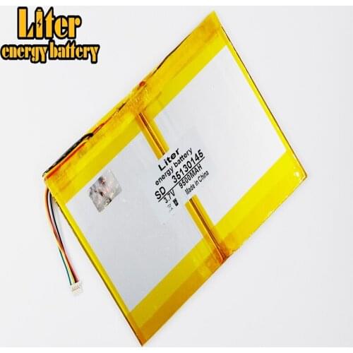 5 thread 35130145 3.7V 9500mAH (Real Capacity) Li-ion battery Battery Cell for 9.7" 10.1" Spark, V99 Tablet PC