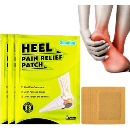 6x Heel Spur Pain Relief Patch Plantar Fascia Plaster Rapid Metatarsal Fasciitis Pedicure Tools Honeycomb Fabric Forefoot Pads
