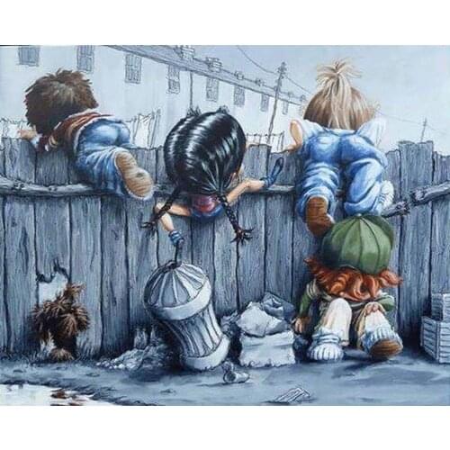 5D DIY diamond painting child Full square/round Embroidery Pattern Cross stitch kits mosaic wall stickers