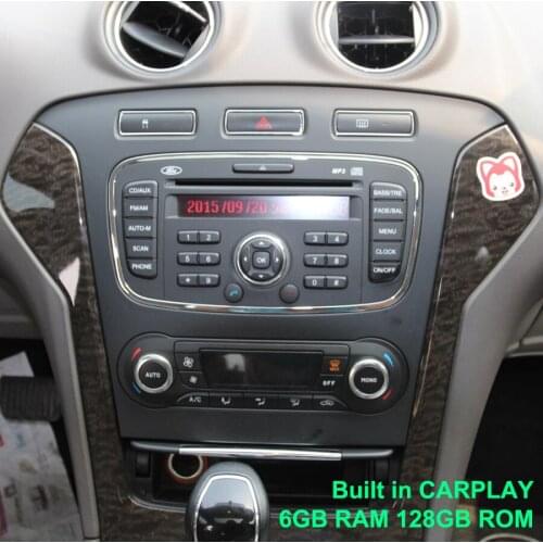 6gb ram 128gb rom Tesla Screen For Ford Mondeo 2011 Car Radio Multimedia Video Player Navigation GPS Android No 2din 2 Din Dvd