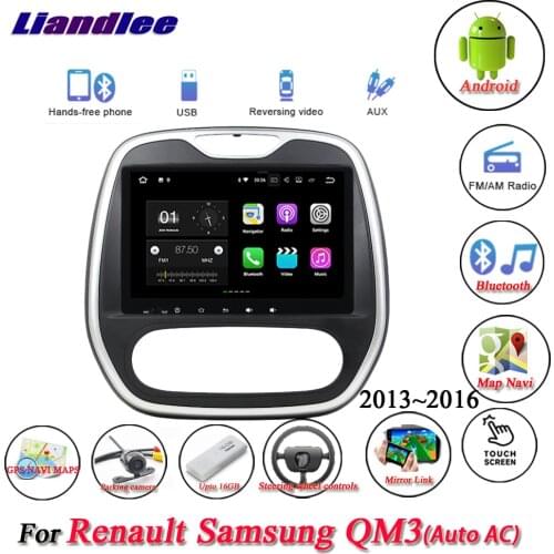 Car Android System For Renault Capture/MT Auto AC Radio Multimedia Player FM GPS Navigation Screen