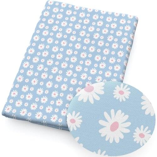 David accessories 50*150cm Floral 4 Ways Stretch Double Brushed Poly knit Fabric For Sewing DIY Clothes Quilting,1Yc10715