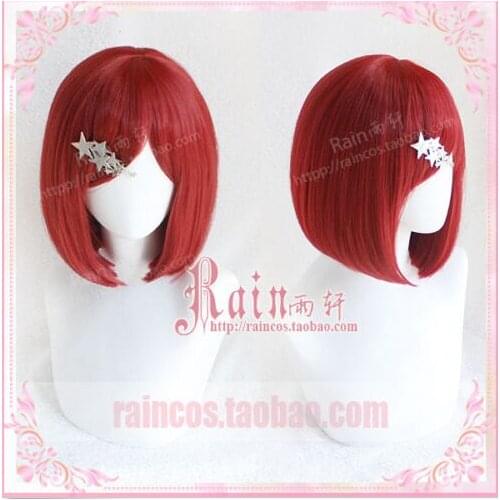 Danganronpa V3 Yumeno Himiko anime Costume Cosplay Wig +Free Track No +CAP