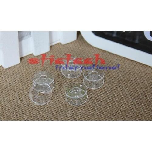 By dhl or ems 10000pcs Clear Plastic 25 Single Bobbin Sewing Machine Spools For Home Sewing