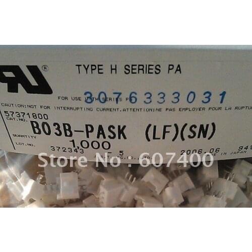 B03B-PASK(LF)(SN) CONN HEADER PA 3POS TOP 2MM TIN Connectors terminals housing 100% new and original parts B03B-PASK