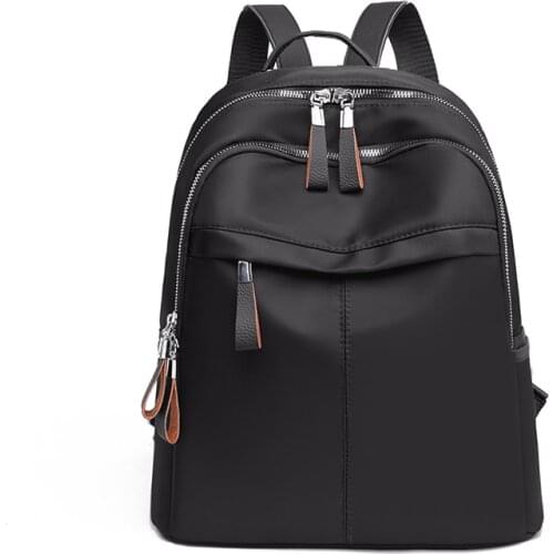 Fashion Womens School Backpack Female Brilliant Waterproof Nylon Backpack Pretty Style Girls Shoulders Bag Schoolbag Backpack