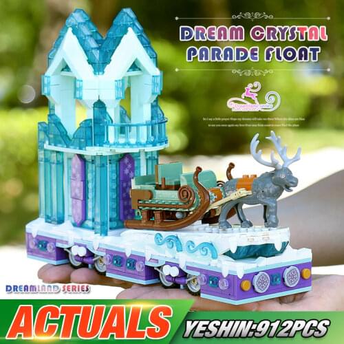 MOULD KING 11002 Creative Funny Girls Toys MOC Dream Crystal Parade Float Model Building Blocks Brick Kids Christmas Toys Gifts